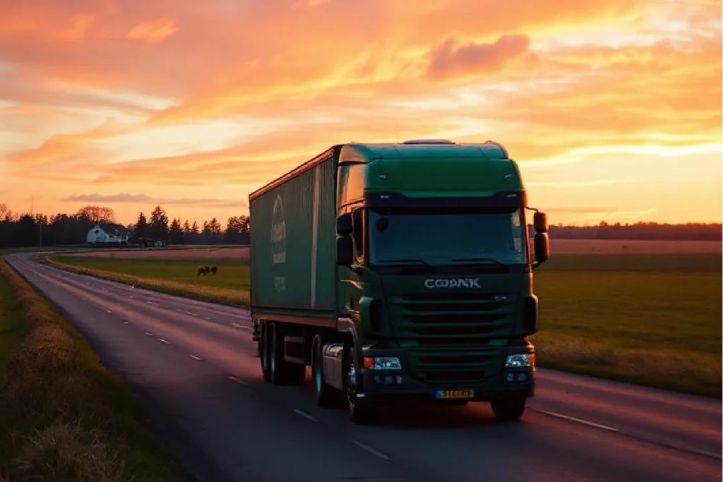 land freight truck