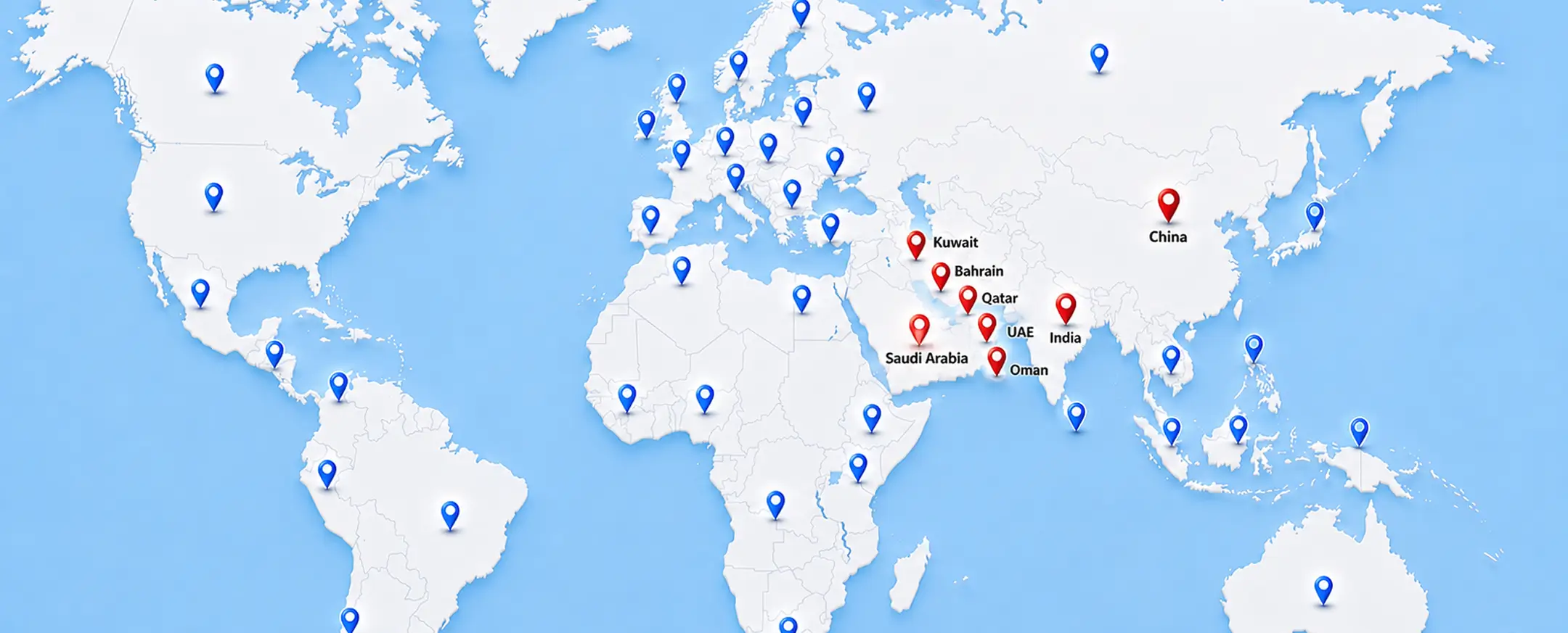AGS Logistics global network coverage map